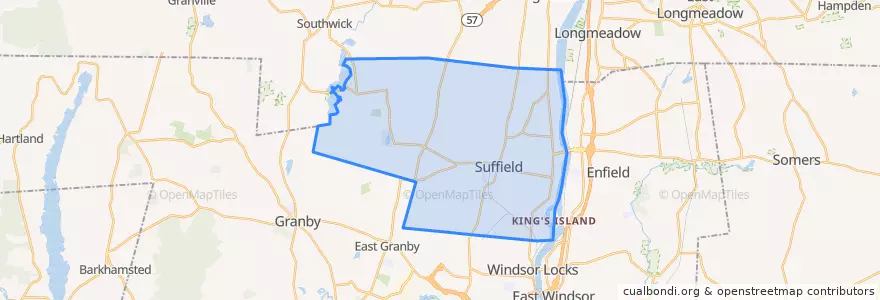 Mapa de ubicacion de Суфилд.