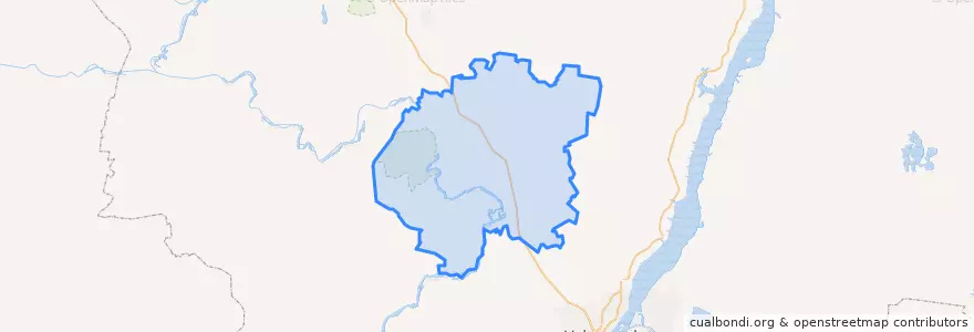 Mapa de ubicacion de Иловлинский район.