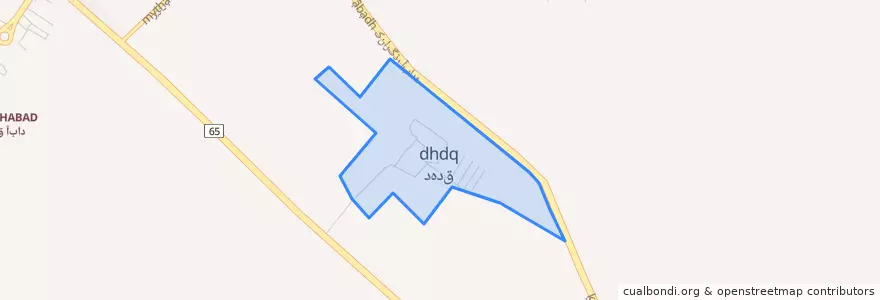 Mapa de ubicacion de ِDehdaq.