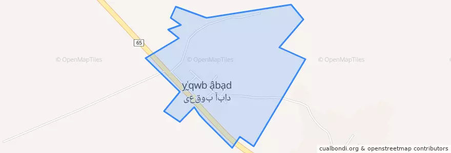 Mapa de ubicacion de یعقوب‌آباد.
