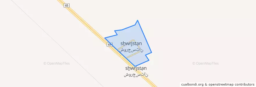 Mapa de ubicacion de شورجستان.