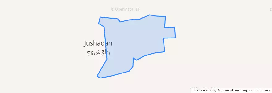 Mapa de ubicacion de دشت بیضا.