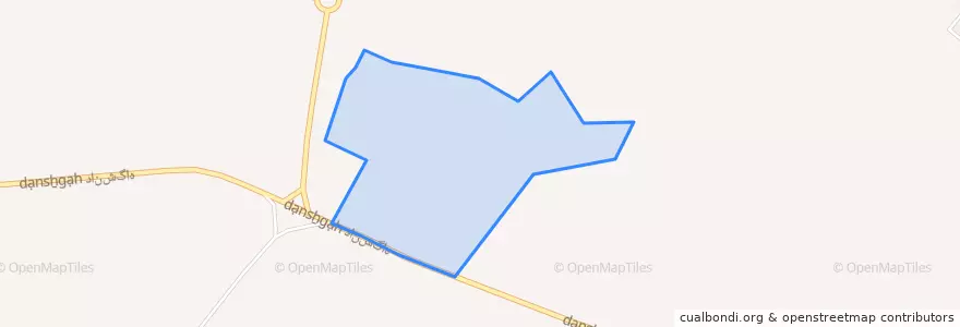 Mapa de ubicacion de Quziabad.