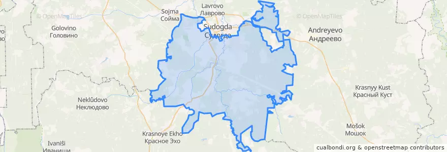 Mapa de ubicacion de Муромцевское сельское поселение.