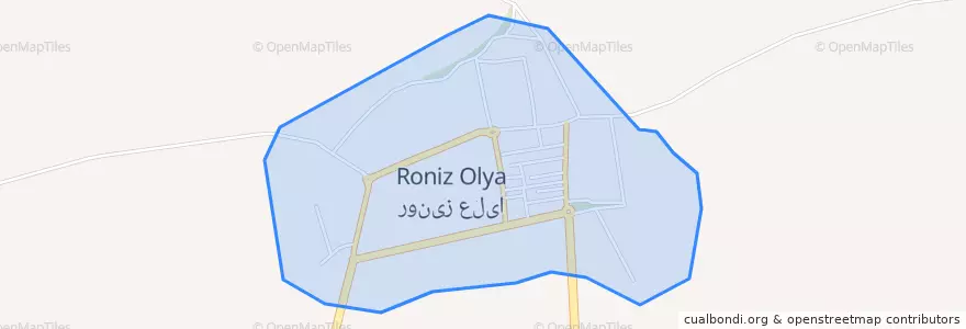 Mapa de ubicacion de رونیز.