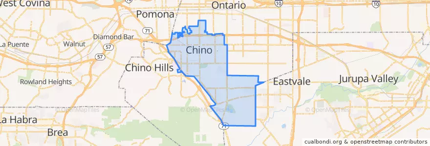 Mapa de ubicacion de Chino.