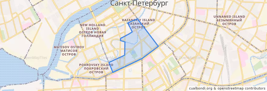 Mapa de ubicacion de Сенной округ.