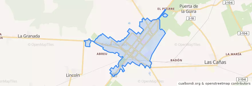 Mapa de ubicacion de Ciudad de Artemisa.