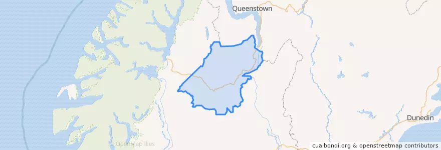 Mapa de ubicacion de Northern Community.