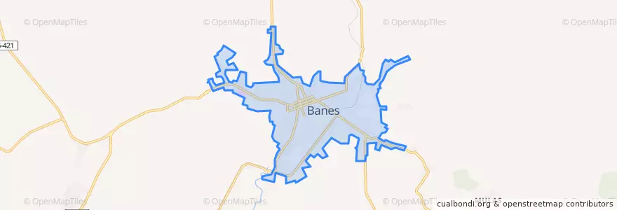 Mapa de ubicacion de Ciudad de Banes.