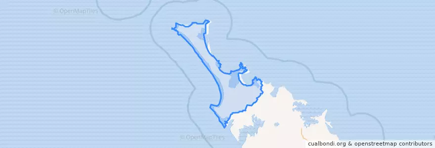 Mapa de ubicacion de Te Hiku Community.