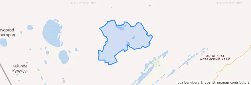 Mapa de ubicacion de Завьяловский район.