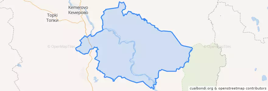 Mapa de ubicacion de クラピヴィンスキー地区.