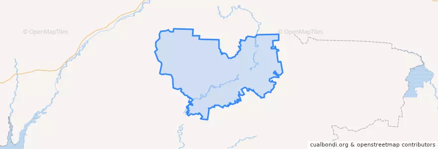 Mapa de ubicacion de Vetluzhsky District.