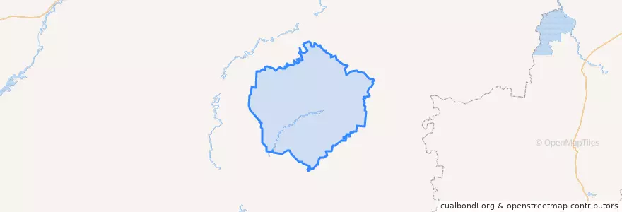 Mapa de ubicacion de Urensky District.