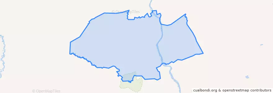 Mapa de ubicacion de Большемуртинский район.