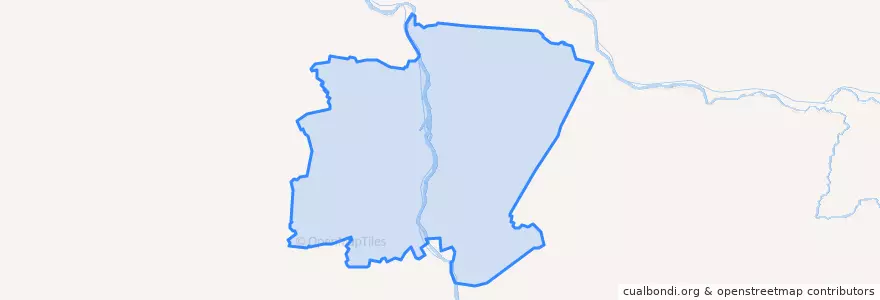 Mapa de ubicacion de Казачинский район.