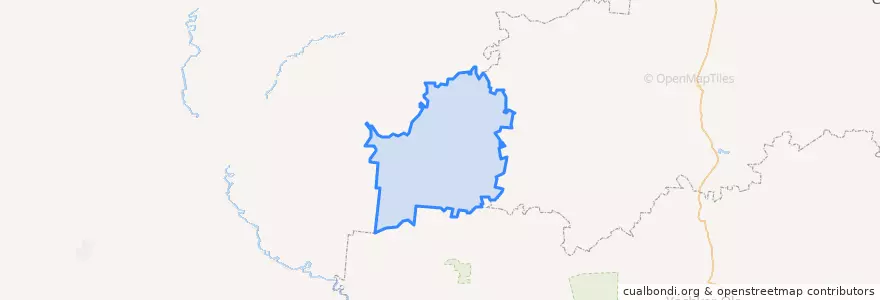 Mapa de ubicacion de Sharangsky District.