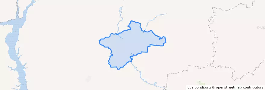 Mapa de ubicacion de Krasnobakovsky District.