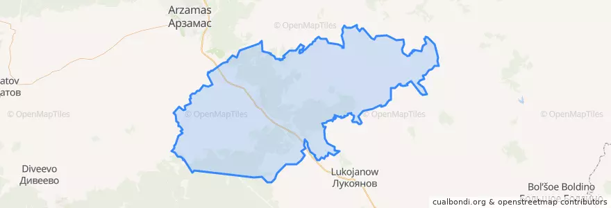 Mapa de ubicacion de Шатковский район.