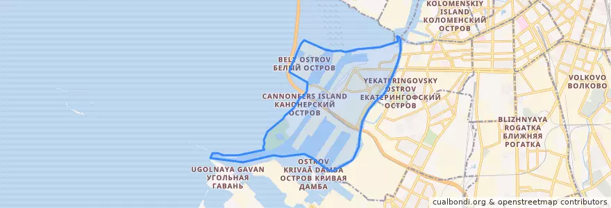 Mapa de ubicacion de округ Морские ворота.