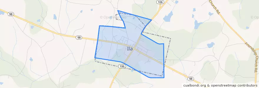 Mapa de ubicacion de Ila.