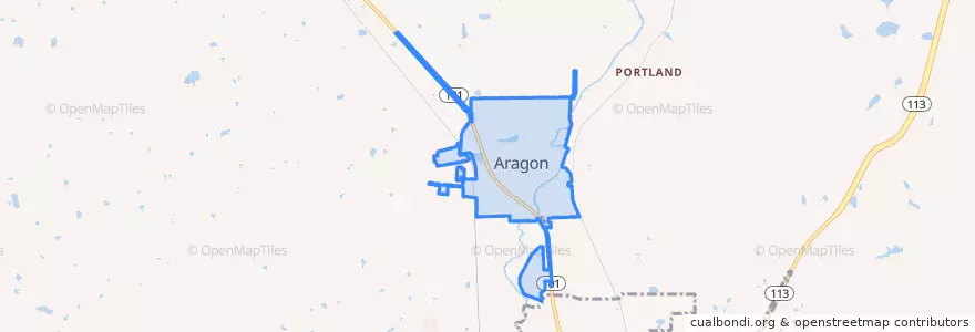 Mapa de ubicacion de Aragon.