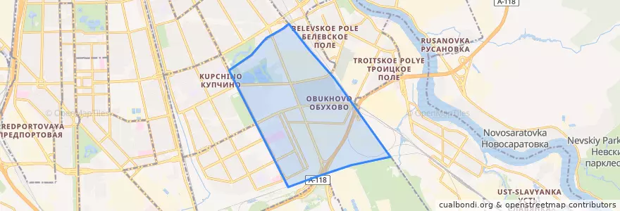 Mapa de ubicacion de округ № 75.