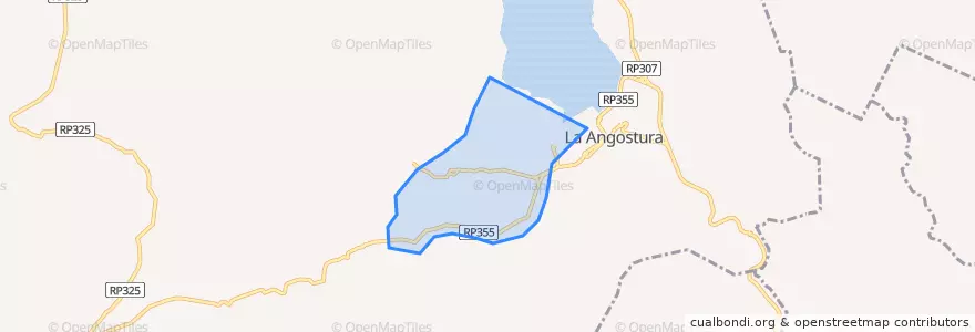 Mapa de ubicacion de El Mollar.