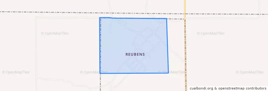 Mapa de ubicacion de Reubens.