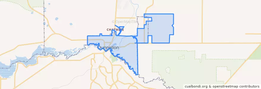 Mapa de ubicacion de Dunnellon.