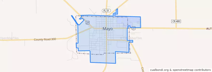 Mapa de ubicacion de Mayo.