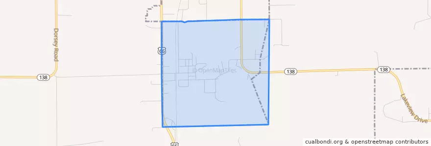 Mapa de ubicacion de Sawyerville.