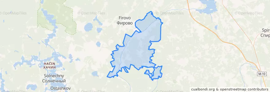 Mapa de ubicacion de Великооктябрьское сельское поселение.