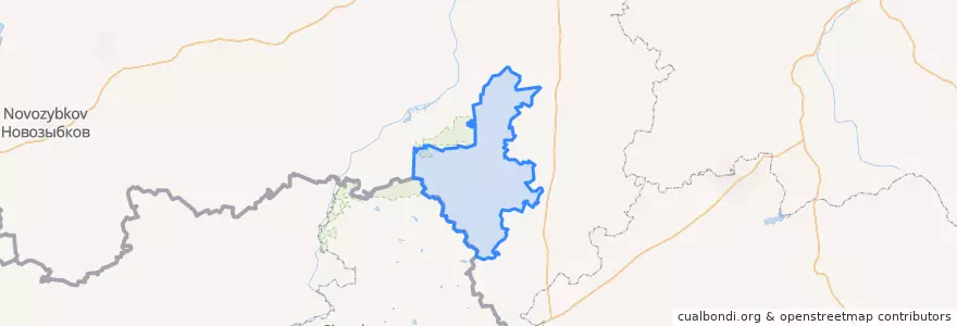 Mapa de ubicacion de Suzemsky District.