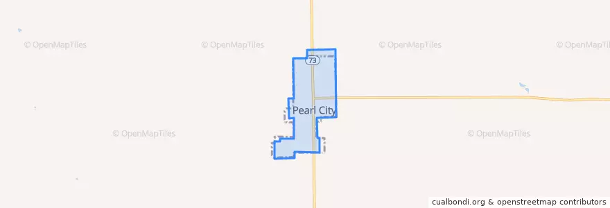 Mapa de ubicacion de Pearl City.
