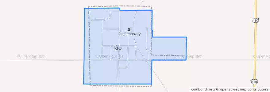 Mapa de ubicacion de Rio.