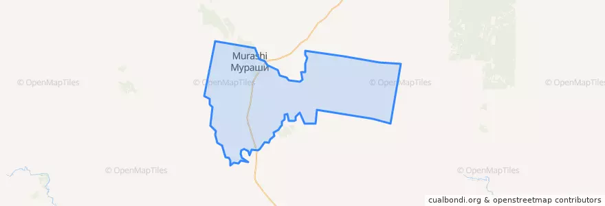 Mapa de ubicacion de Мурашинское городское поселение.