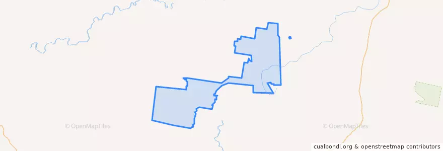 Mapa de ubicacion de Опаринское городское поселение.