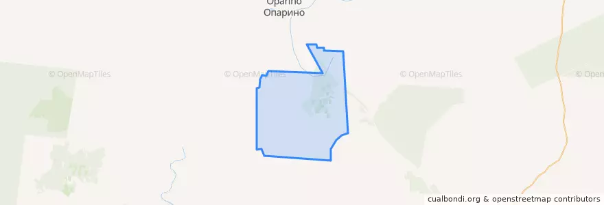 Mapa de ubicacion de Вазюкское сельское поселение.