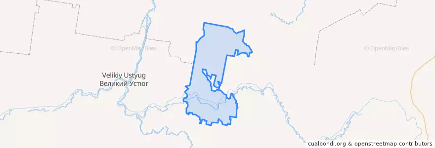 Mapa de ubicacion de Лузское городское поселение.