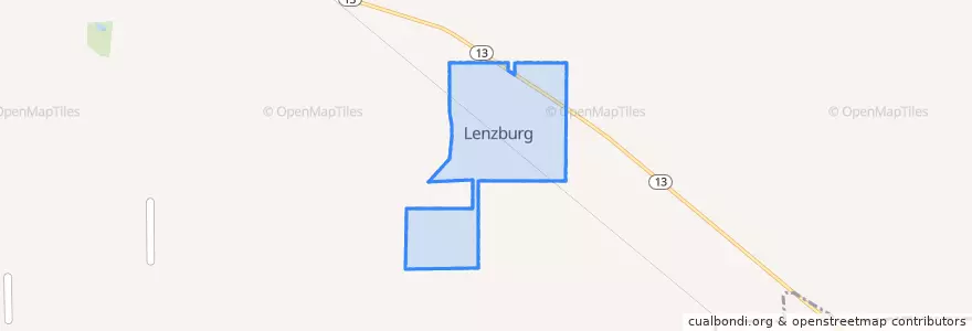 Mapa de ubicacion de Lenzburg.