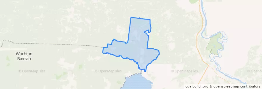 Mapa de ubicacion de Ежихинское сельское поселение.