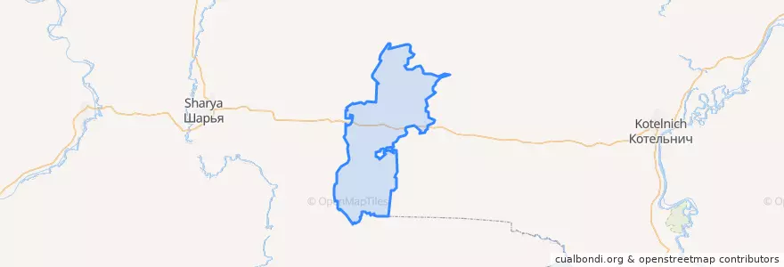Mapa de ubicacion de Гостовское сельское поселение.