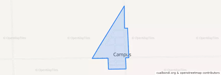 Mapa de ubicacion de Campus.