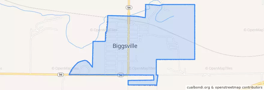 Mapa de ubicacion de Biggsville.