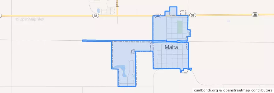 Mapa de ubicacion de Malta.