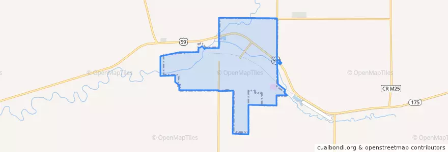 Mapa de ubicacion de Ida Grove.