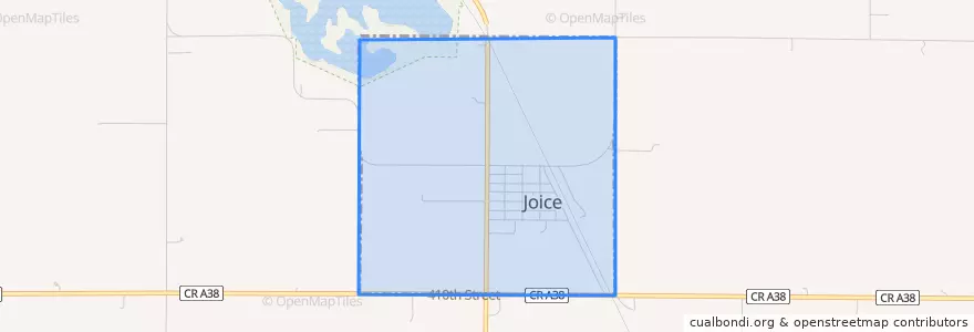 Mapa de ubicacion de Joice.