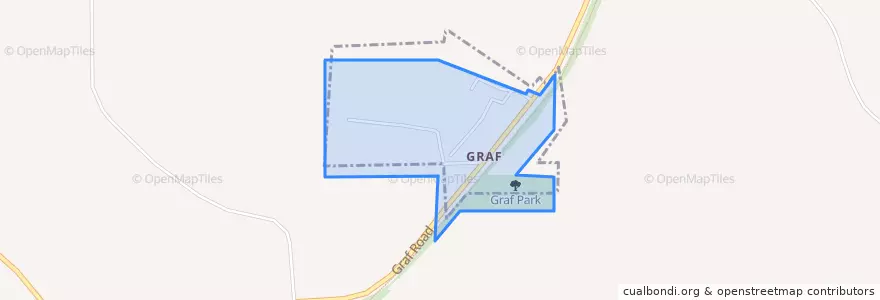 Mapa de ubicacion de Graf.